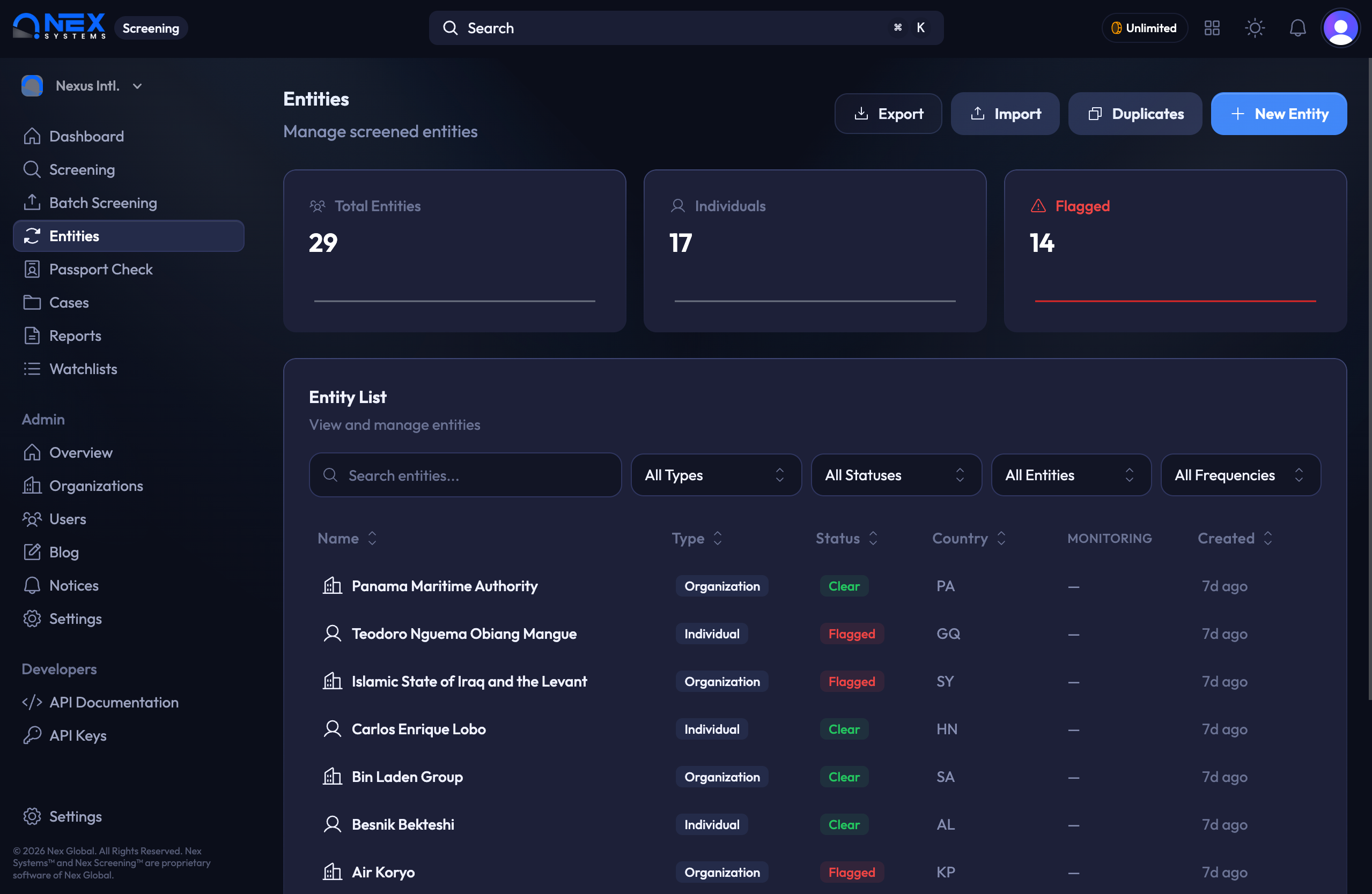 Continuous monitoring alerts